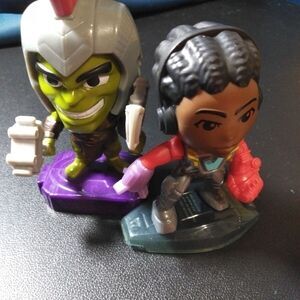 2020 & 2022 McDonald's Toys # 6 Gladiator Hulk & #5 Wakanda